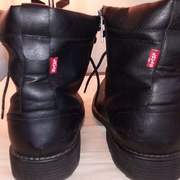 Levi Faux Leather Boots - Picture 3 of 6